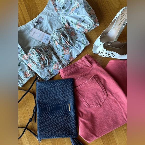 BNWT - House of CB London corset crop Alicia Floral - extra small - Picture 11 of 14